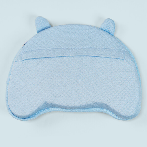 Gối memory foam hỗ trợ đầu cho bé Animo B2201_DQ005 (PUB103,Xanh)