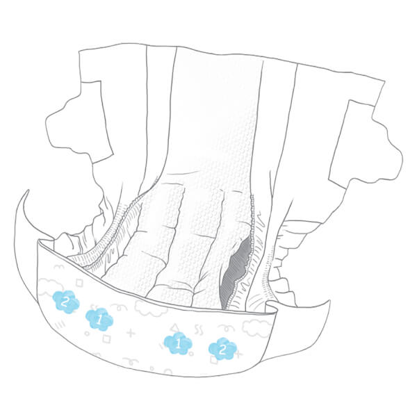 Bỉm tã dán Elprairie AW (L, 10-14kg, 26 miếng)