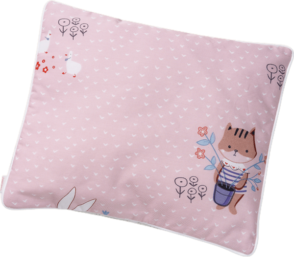 Gối nằm cho bé sợi bông siêu mịn Microfiber Animo B2203_HV014 (25x30cm,Hồng)