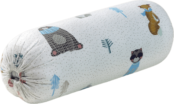 Gối ôm nhỏ cho bé Animo B2203_HV013 (17x38cm,Trắng)