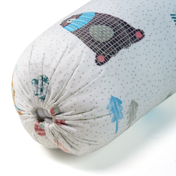 Gối ôm nhỏ cho bé Animo B2203_HV013 (17x38cm,Trắng)