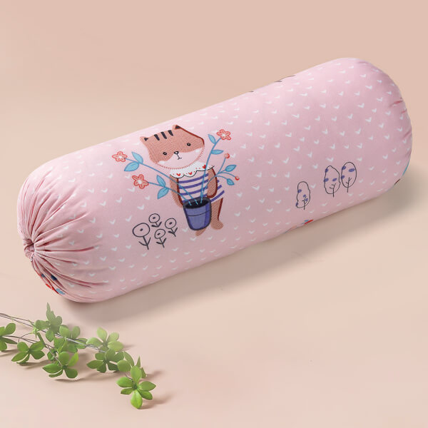 Gối ôm nhỏ cho bé Animo B2203_HV011 (17x38cm,Hồng)