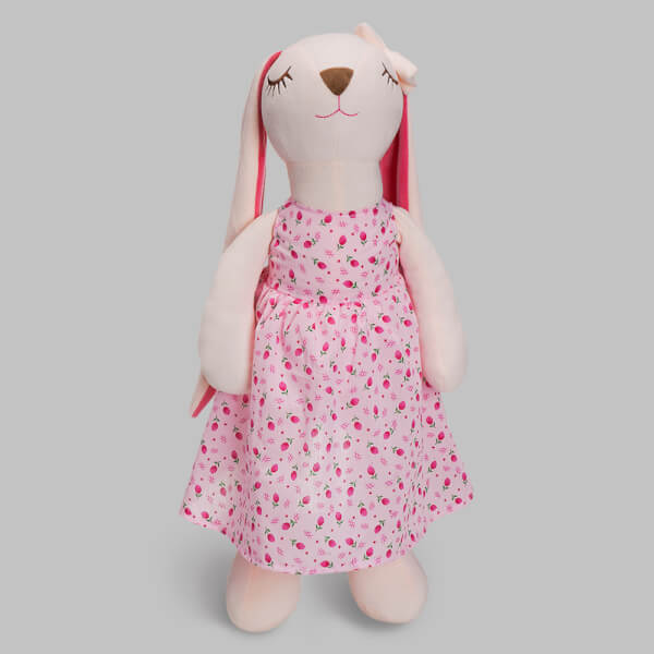 Thú nhồi bông Animo Thỏ hồng tai dài (TN)