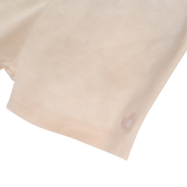 Bộ sơ sinh tính năng ngắn, vải lưới Animo I0322016 (0-12M,Beige)