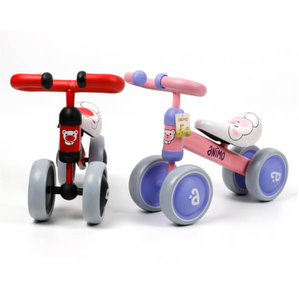 Xe chòi chân tay lái quạt QT-8095C (Hồng)