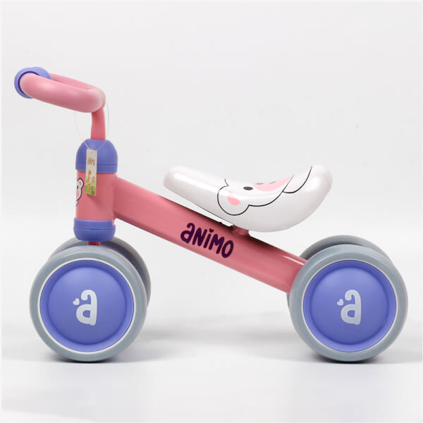 Xe chòi chân tay lái quạt QT-8095C (Hồng)