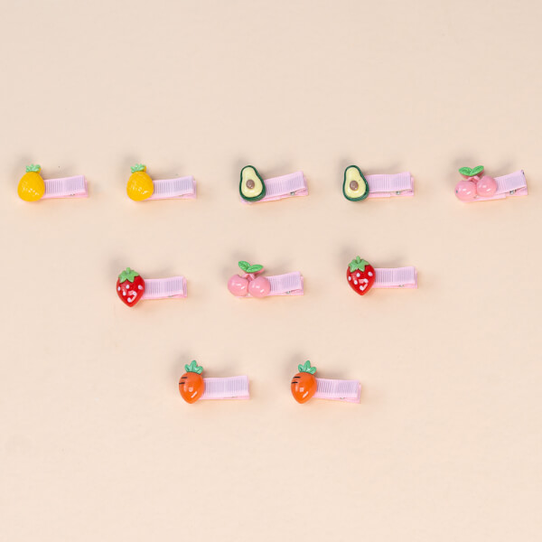 Set kẹp tóc cho bé 10 món Animo A2107_MN032 (Nhiều màu)