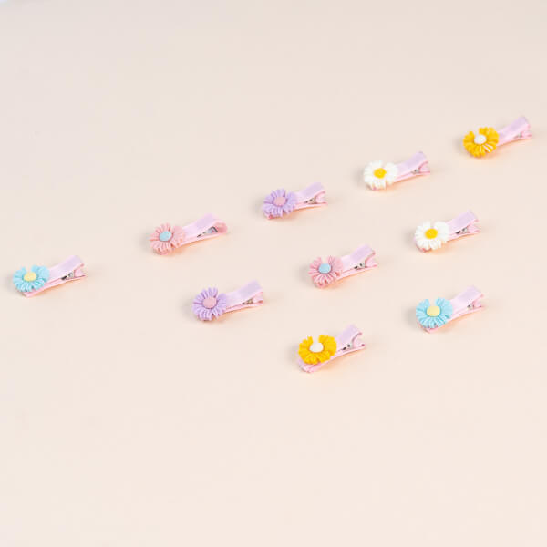 Set kẹp tóc cho bé 10 món Animo A2107_MN030 (Nhiều màu)