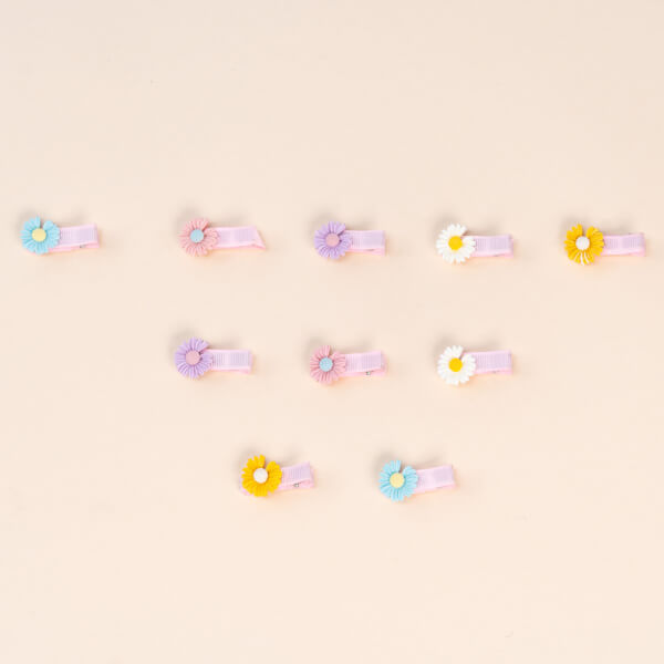 Set kẹp tóc cho bé 10 món Animo A2107_MN030 (Nhiều màu)