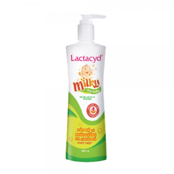 Combo 2 Sữa tắm gội Lactacyd Baby Extra Milky 500ml