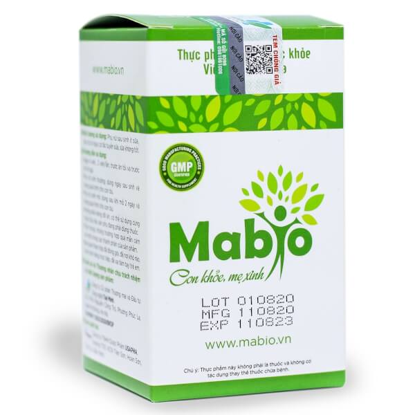Thực phẩm bảo vệ sức khỏe viên uống lợi sữa Mabio