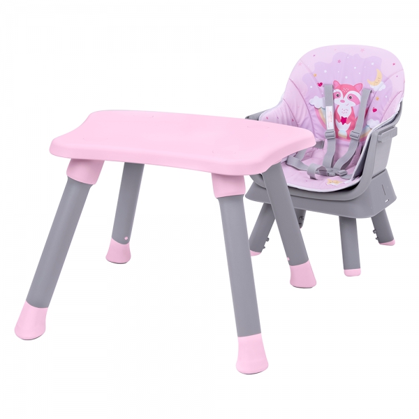 Ghế ăn đa năng 5 trong 1 cho bé Akigo (Hồng, HCY015)