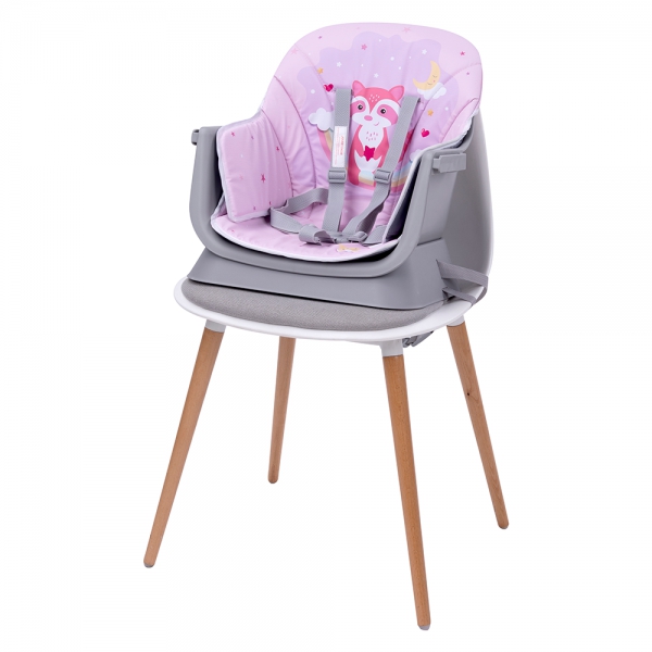 Ghế ăn đa năng 5 trong 1 cho bé Akigo (Hồng, HCY015)