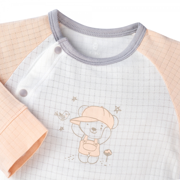 Body tính năng dài Chống muỗi Animo VĐ722027 (0-12M,Cam)