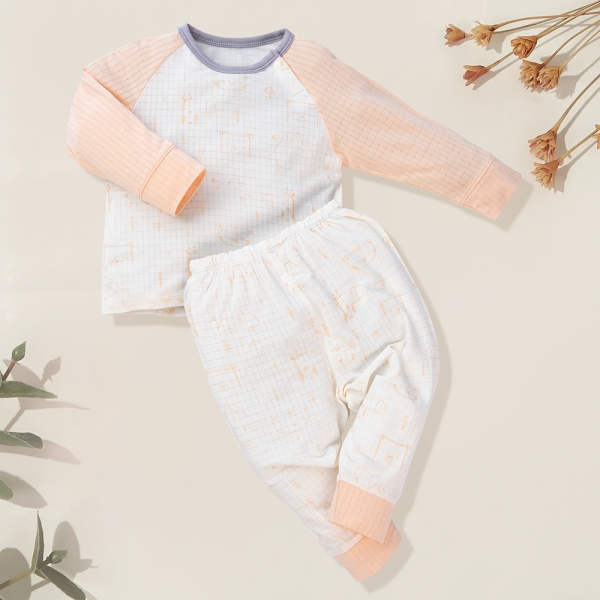 Bộ sơ sinh tính năng dài Chống muỗi Animo VĐ722021 (0-24M,Cam)