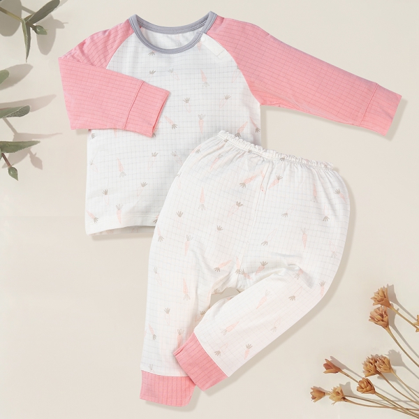 Bộ sơ sinh tính năng dài Chống muỗi Animo VĐ722022 (0-24M,Hồng)