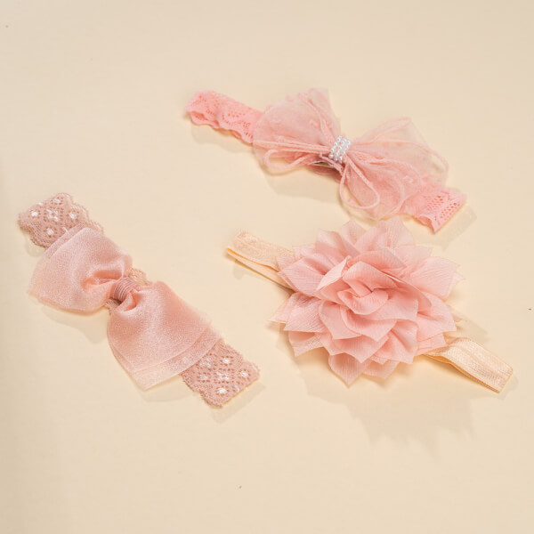 Set băng đô cho bé 3 món Animo A2203_JK014 (Hồng)