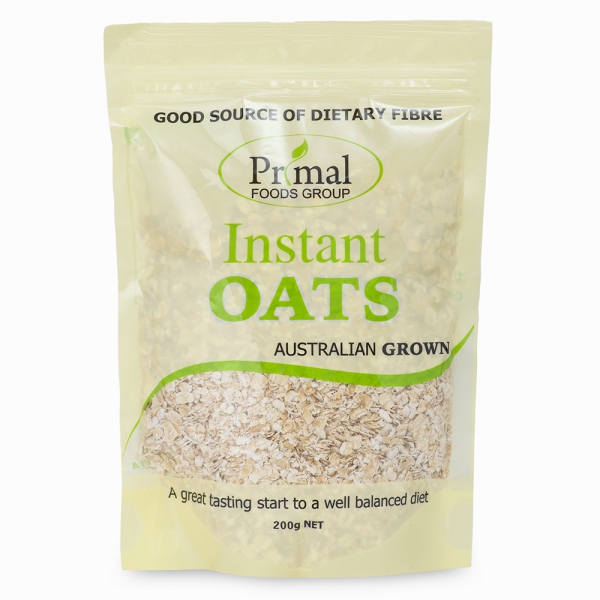 Yến mạch Úc Primal nguyên cán 200g
