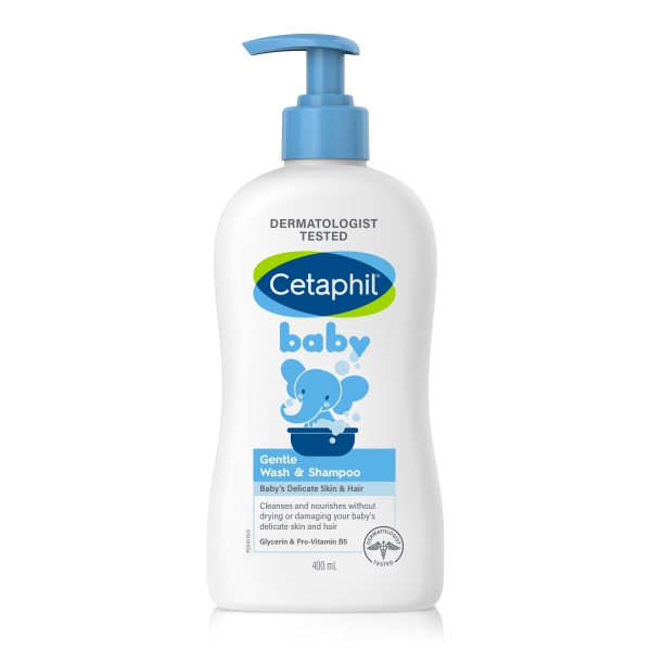 Sữa tắm gội cho trẻ em Cetaphil baby gentle 400ml