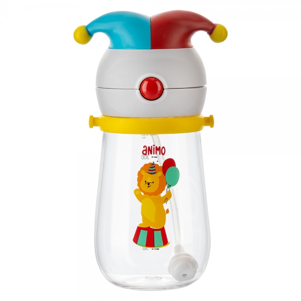 Bình tritan chống sặc 360 độ kèm dây đeo Animo (RKB1033)