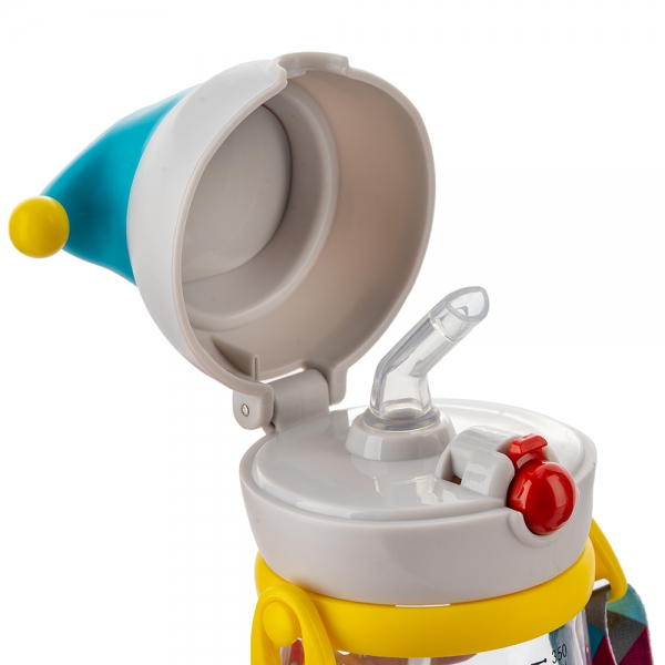 Bình tritan chống sặc 360 độ kèm dây đeo Animo (RKB1033)