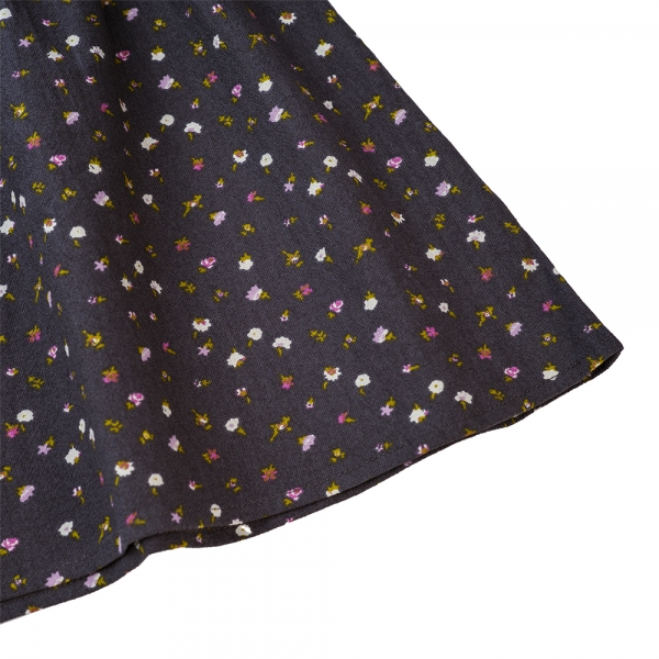 Đầm vải bé gái Animo TX722004 (6M - 6Y, Xanh đen)