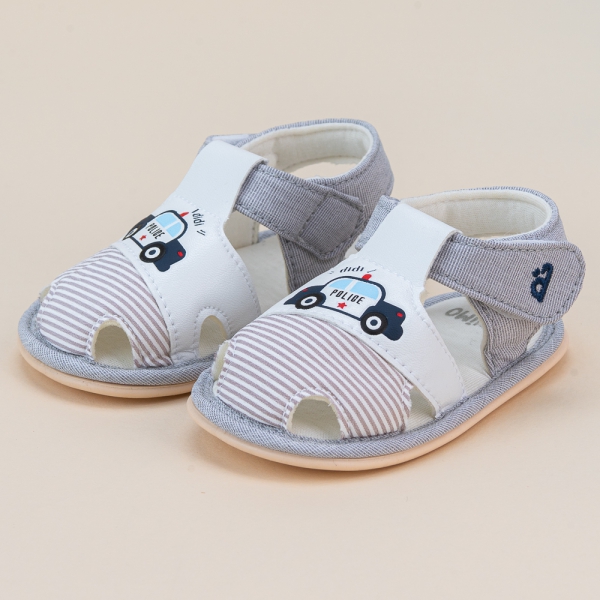 Giày tập đi Animo A2204_MN005 (13 - 14 - 15 - 16, Xám)