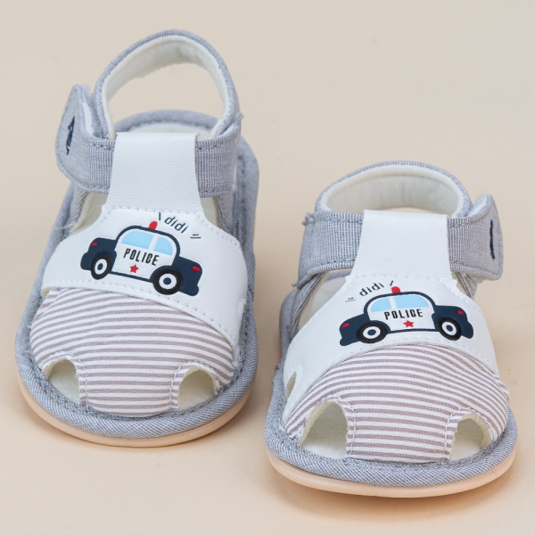 Giày tập đi Animo A2204_MN005 (13 - 14 - 15 - 16, Xám)