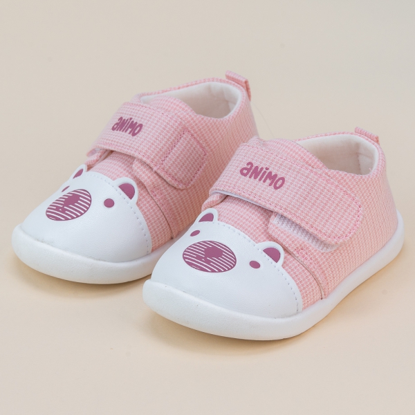 Giày tập đi cao cấp Animo A2204_MN015 (16-17-18-19, Hồng)