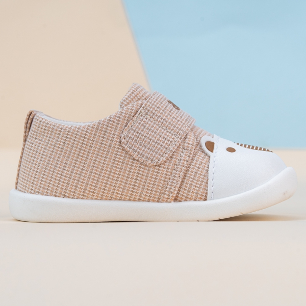 Giày tập đi cao cấp Animo A2204_MN015 (16 - 17 - 18 - 19, Kem)