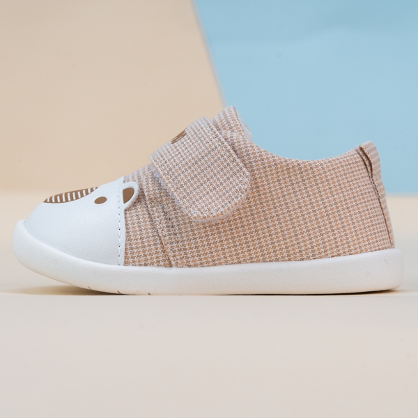 Giày tập đi cao cấp Animo A2204_MN015 (16 - 17 - 18 - 19, Kem)