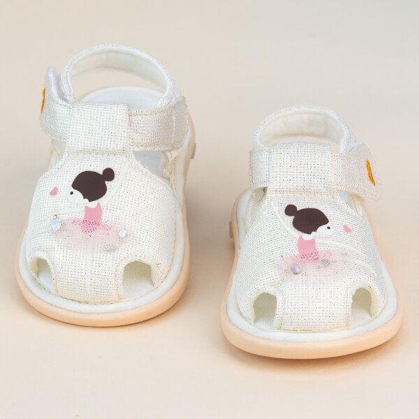 Giày tập đi chút chít Animo A2207_MN026 (14-15-16-17,Kem)