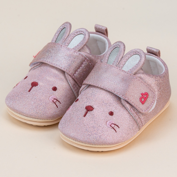 Giày tập đi Animo A2207_MN033 (13-14-15-16,Hồng)