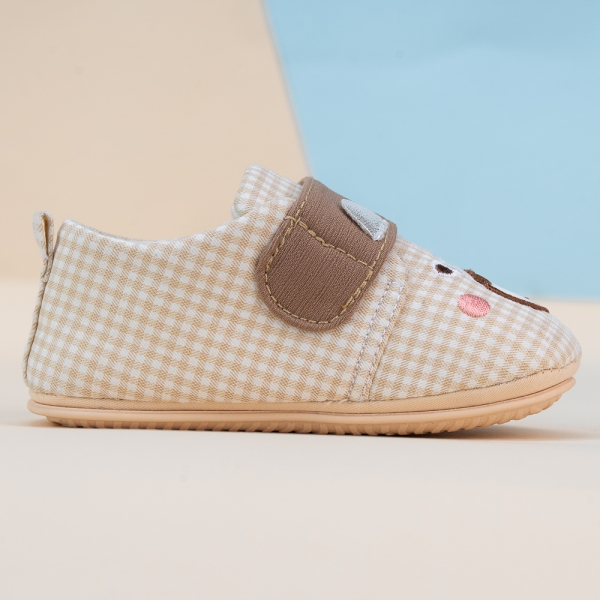 Giày tập đi Animo A2204_MN010 (13 - 14 - 15 - 16, Kem)