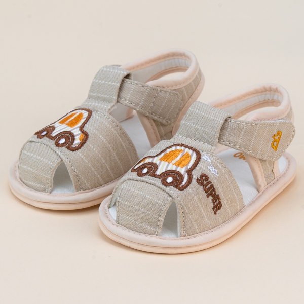 Giày tập đi Animo A2207_MN030 (13-16, Be)