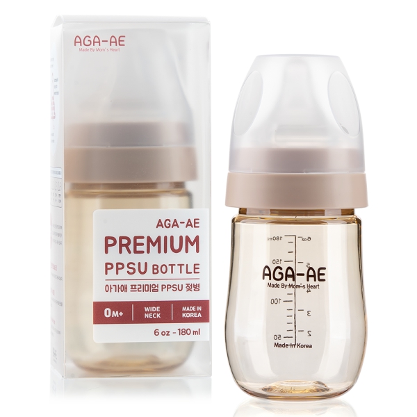 Bình sữa PPSU Aga-ae 180ml (Beige)