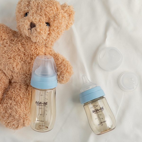 Combo 2 bình sữa PPSU AGA-AE 270ml (xanh)