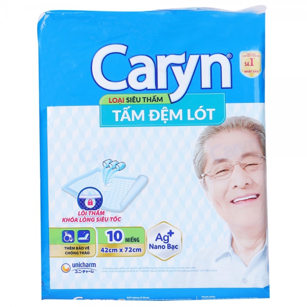 Tấm đệm lót Caryn siêu thấm 10M (giao bao bì ngẫu nhiên)