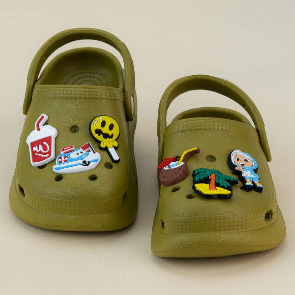 Dép sục Animo A2209_JK001 (21-23-25,Xanh Oliu)