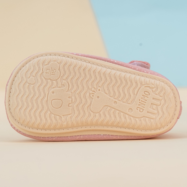 Giày tập đi Animo A2208_MN006 (13-14-15-16,Hồng)