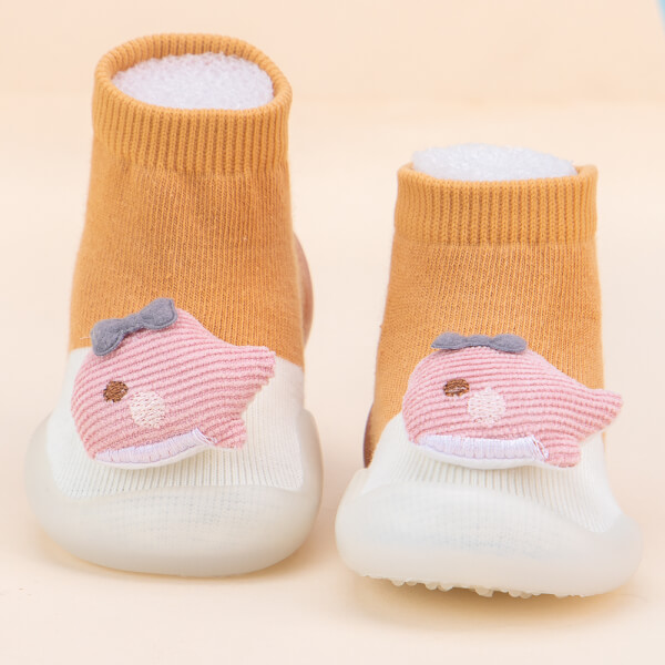 Giày bún tập đi Animo A2206_JK012 (13 - 15 - 17, Cam)