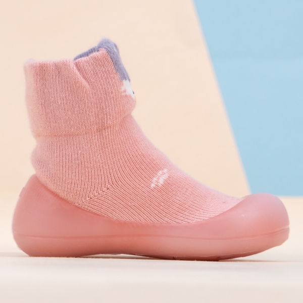 Giày bún tập đi Animo A2206_JK009 (13 - 15 - 17, Hồng)