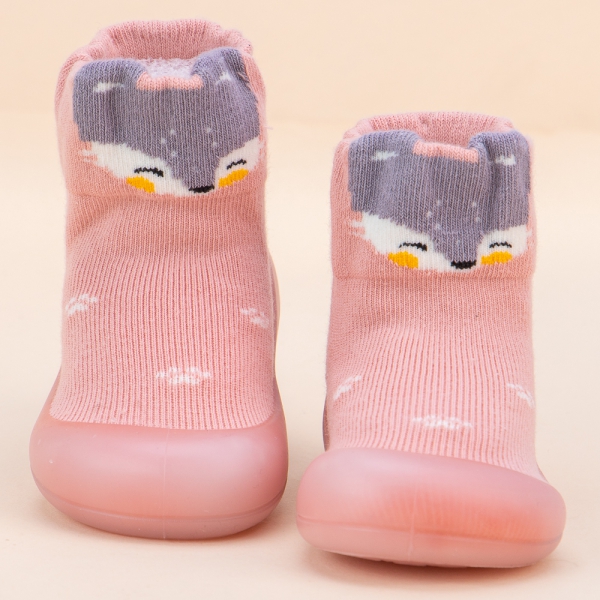 Giày bún tập đi Animo A2206_JK009 (13 - 15 - 17, Hồng)