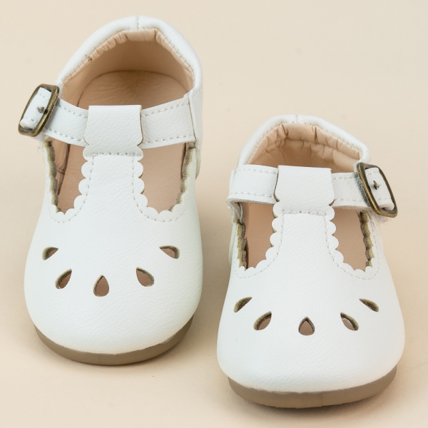 Giày bé gái búp bê Animo A2205_MN001 (21-23-25,Trắng)