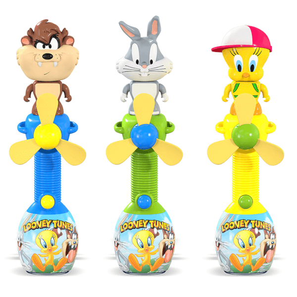 Kẹo Cây Quạt Đồ Chơi Looney Tunes Relkon (giao màu ngẫu nhiên)