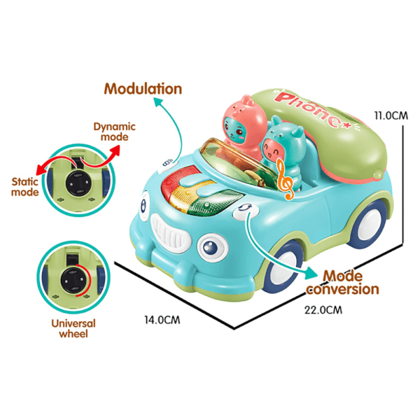 Đồ chơi xe ô tô kèm điện thoại có nhạc EPT726648