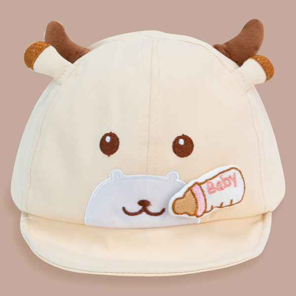 Nón lưỡi trai bé trai Animo A2205_MN013 (48cm, Kem)