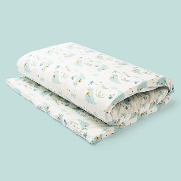 Nệm cao su thiên nhiên màu xanh (Dorufoam)