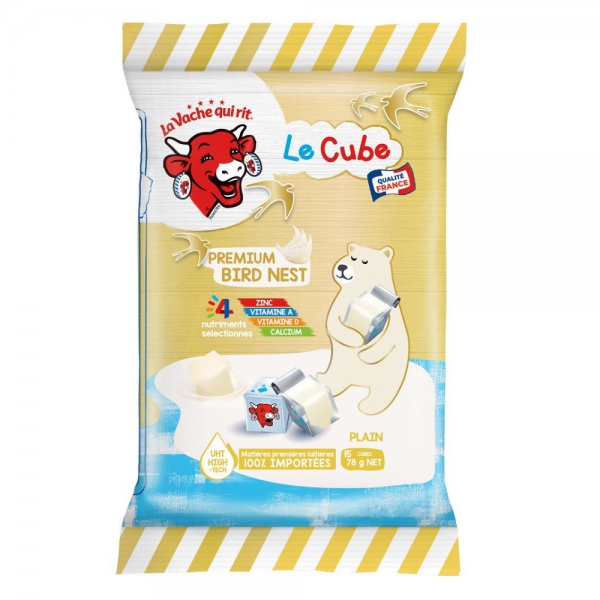 Thực phẩm bổ sung phô mai Con Bò Cười vuông Le Cube tổ yến