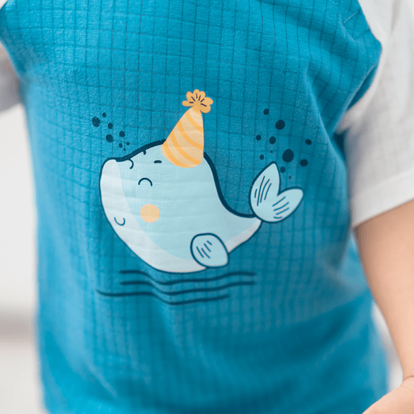 Bộ sơ sinh tính năng ngắn Chống muỗi Animo VĐ722014 (0-24M,Xanh)